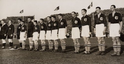 Het Nederlands elftal voor de interland tegen Duitsland