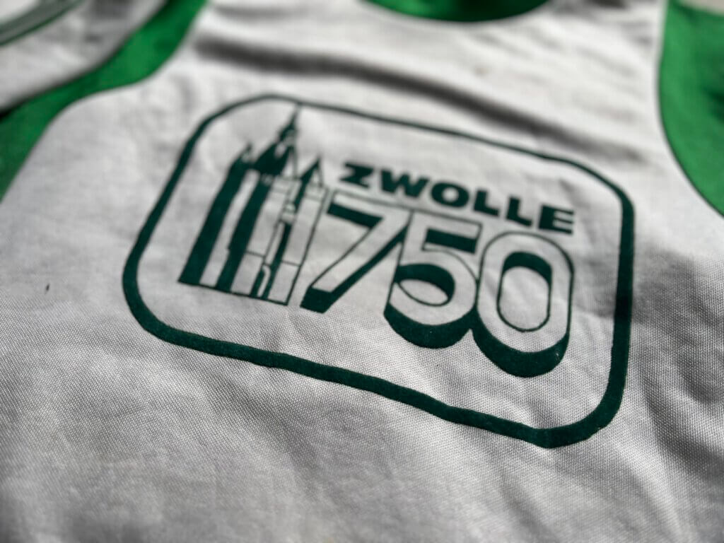 Voorkant Zwolle 750 jaar shirt